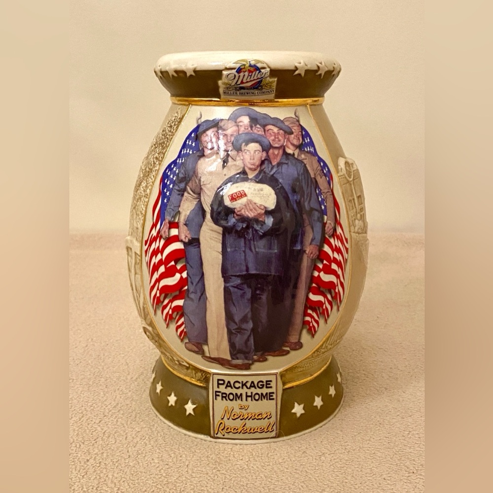 Norman Rockwell Vintage The Saturday Evening Post 2002 Holiday Collector Stein